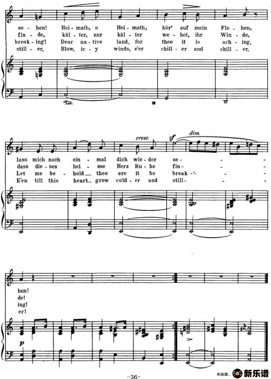 Chopin 17 Polish Songs Op 74 No 13 钢琴谱 钢琴谱吉他谱 Www Xinyuepu Com 新乐谱