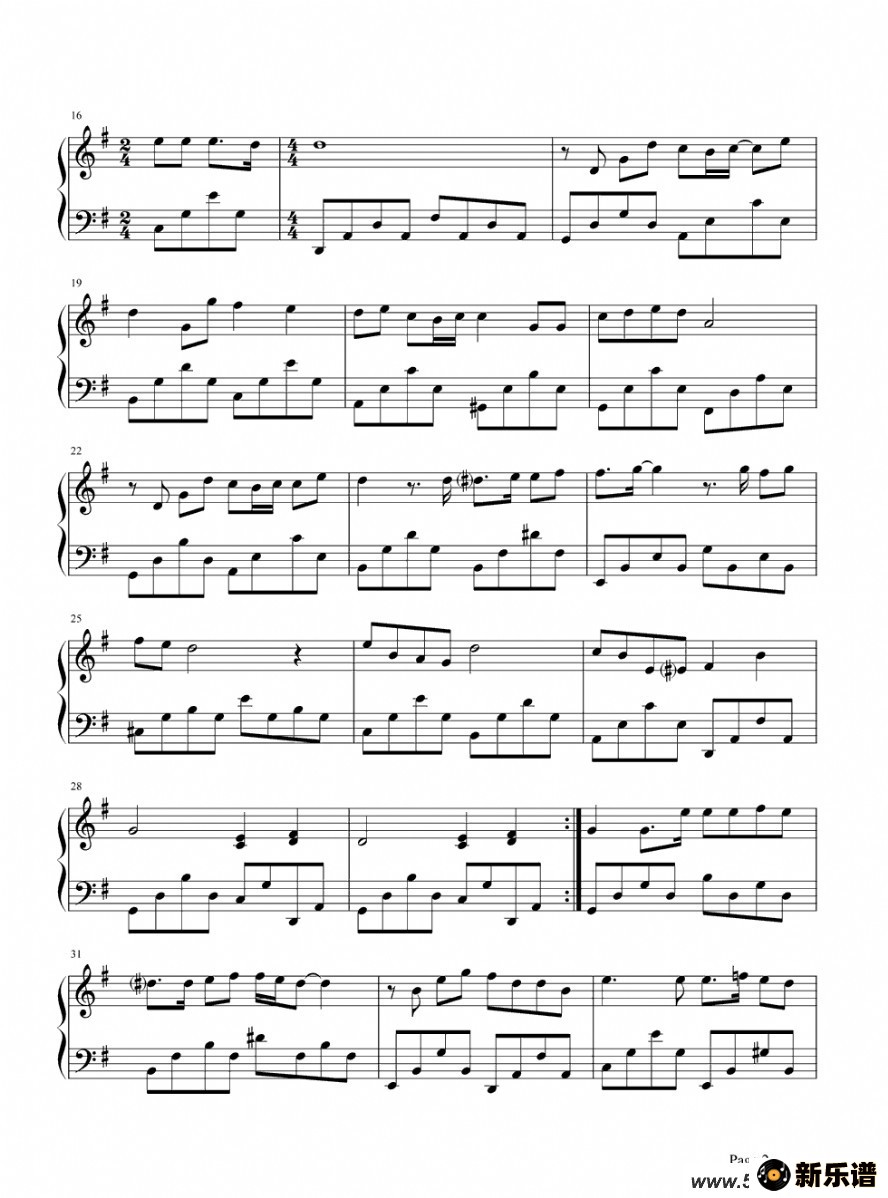 歌曲I Believe的简谱歌谱下载