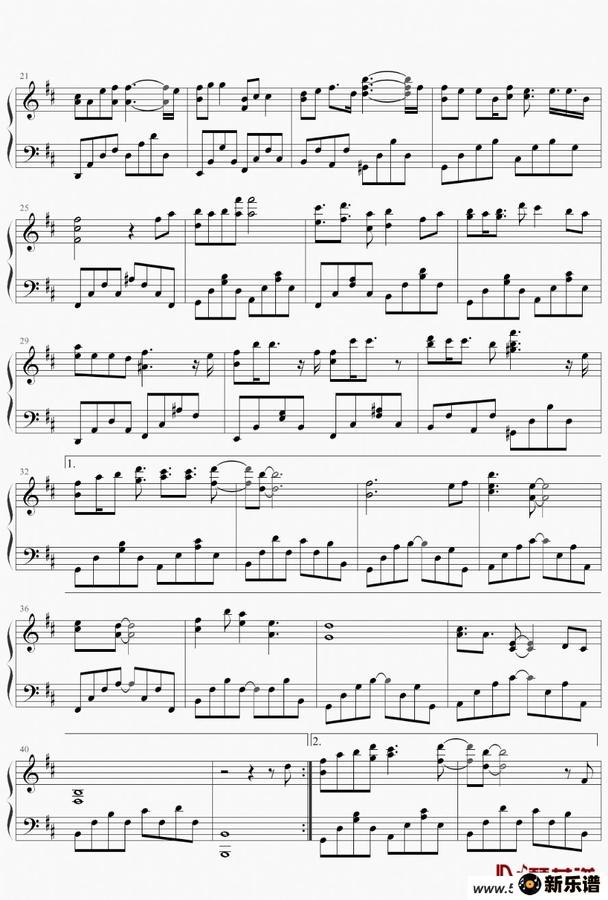 歌曲忘羡的简谱歌谱下载