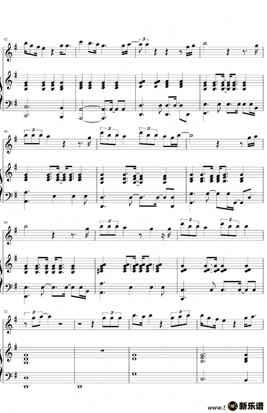 歌曲给你的歌的简谱歌谱下载