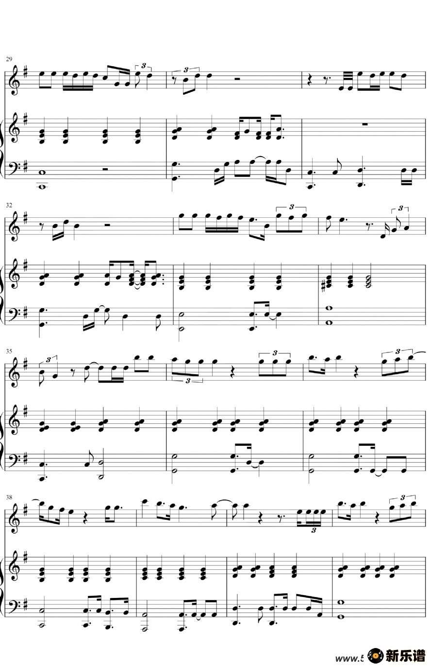 歌曲给你的歌的简谱歌谱下载