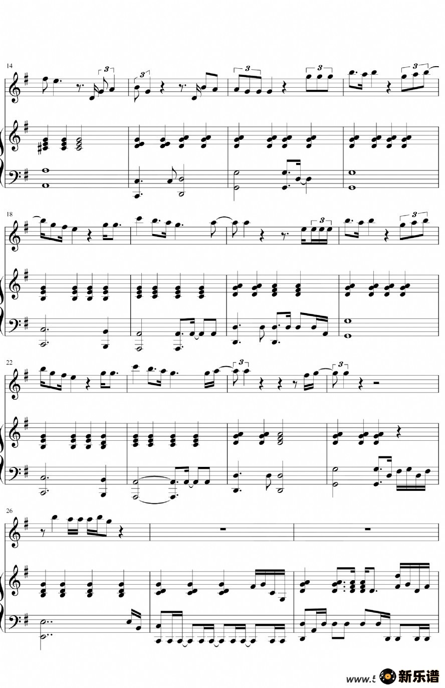 歌曲给你的歌的简谱歌谱下载