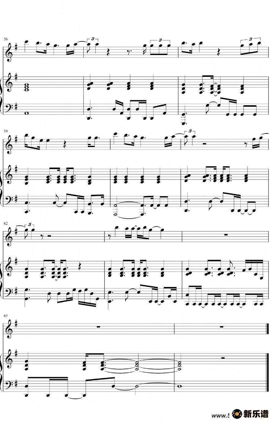 歌曲给你的歌的简谱歌谱下载