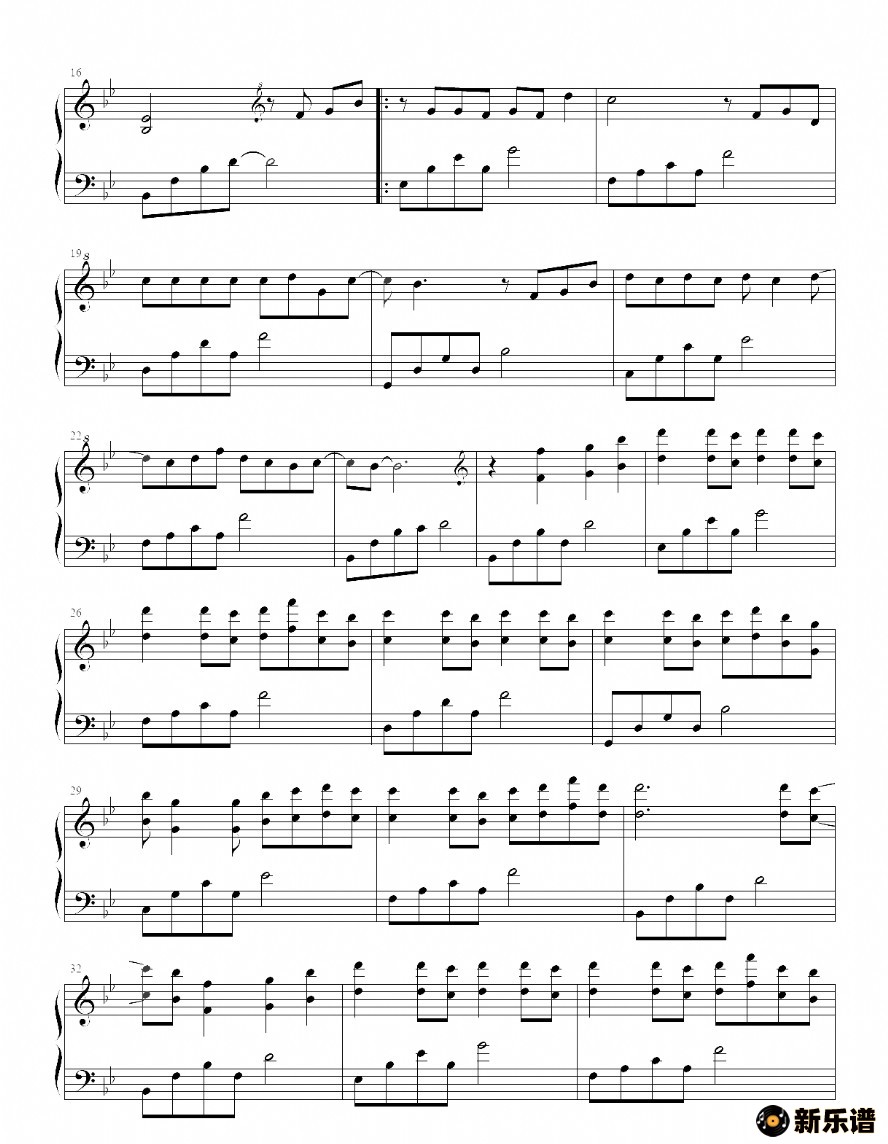 歌曲你的眼睛像星星的简谱歌谱下载