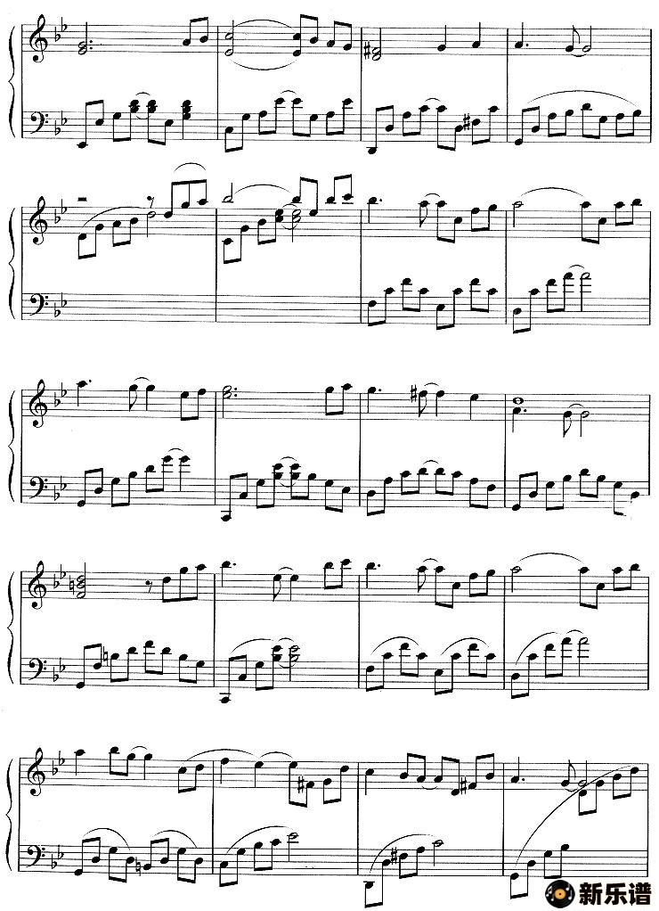 歌曲从开始到现在（韩剧《冬日恋歌》主题曲）（刘诚编配版）的简谱歌谱下载