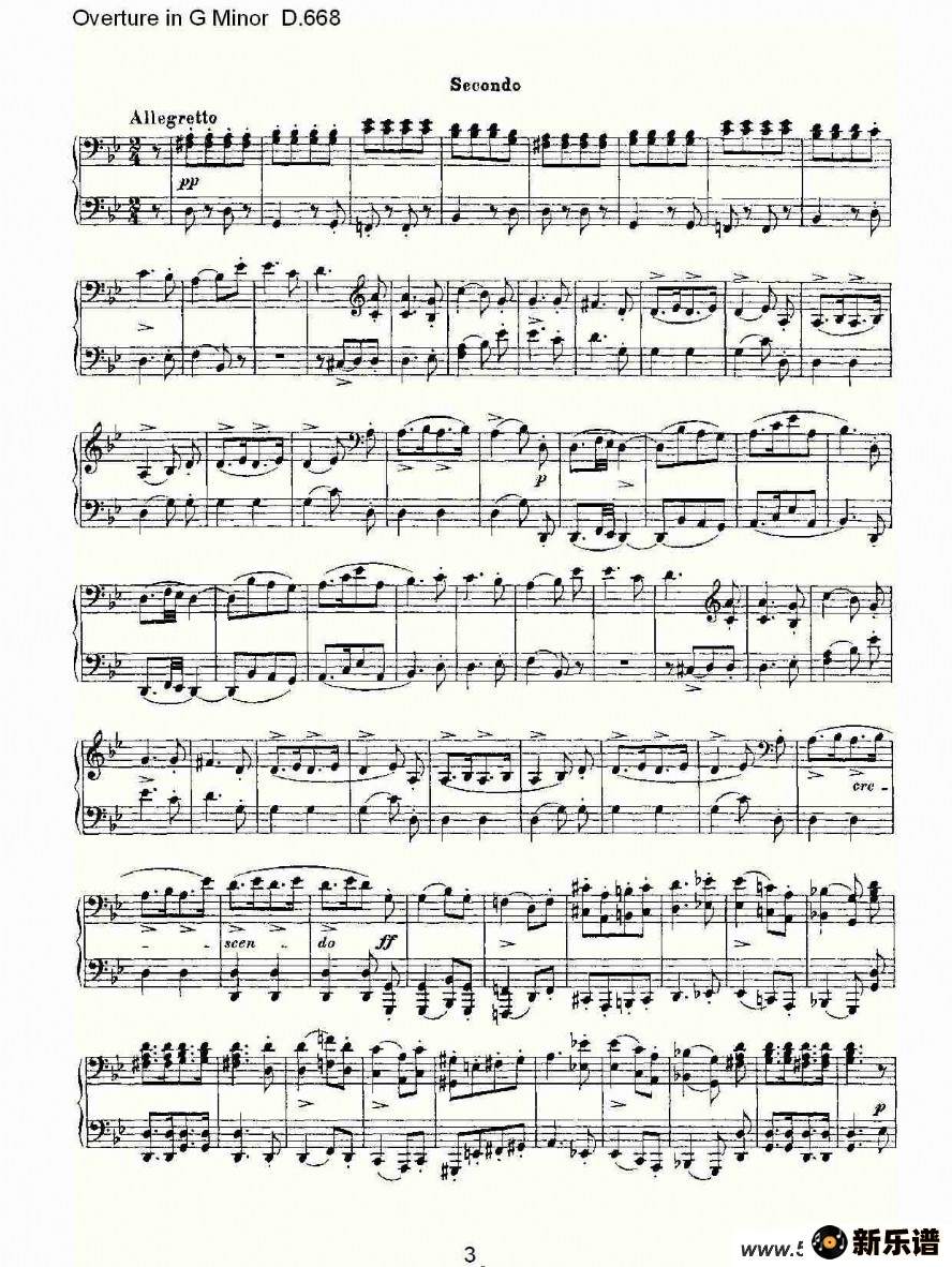 Overture in G Minor D.668ļ׸