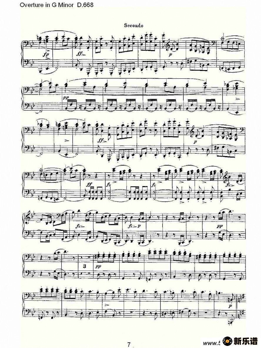 Overture in G Minor D.668ļ׸