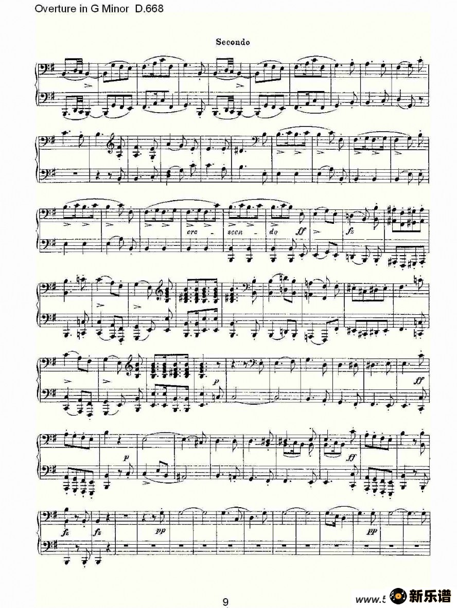 Overture in G Minor D.668ļ׸