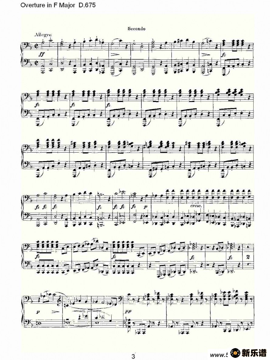 Overture in F Major D.675ļ׸