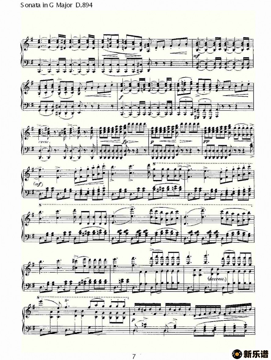 sonata in g major d.894ļ׸