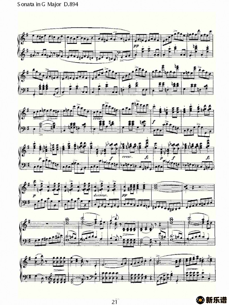 sonata in g major d.894ļ׸