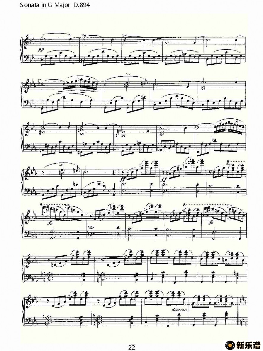 sonata in g major d.894ļ׸