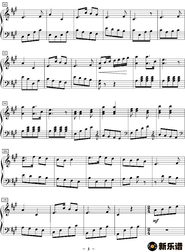 歌曲保卫黄河的简谱歌谱下载