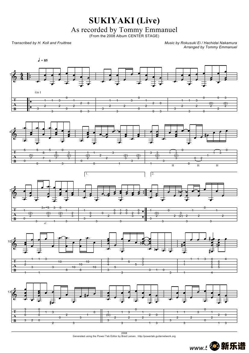 tommy emmanuelsukiyakiļ׸