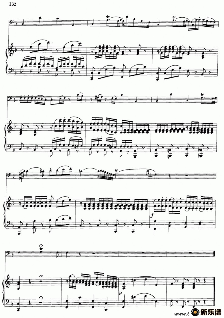 歌曲降b大调协奏曲的简谱歌谱下载