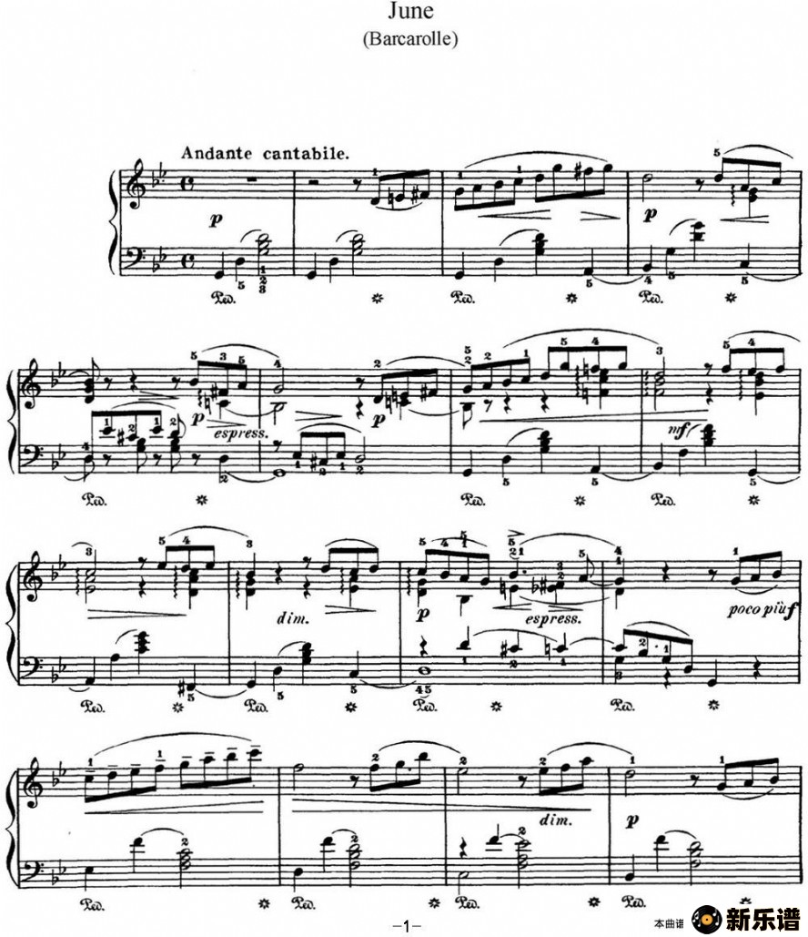 ɷ˹ ļ 6  gС barcarolle g minorļ׸