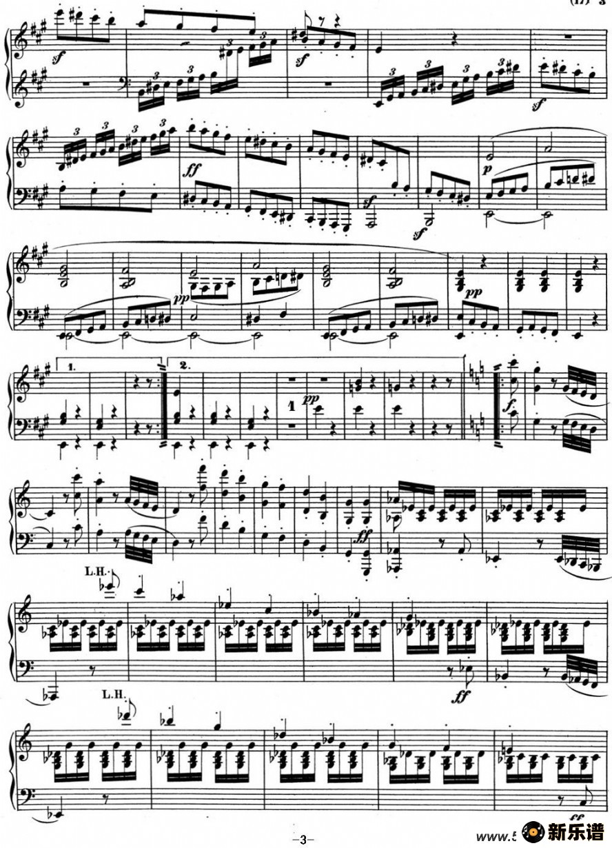 Ҹ02 A Op.2 No.2 A majorļ׸