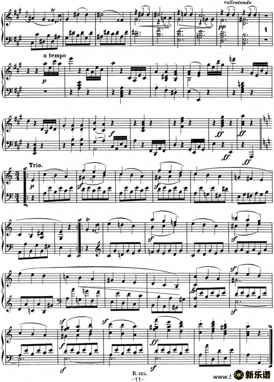 Ҹ02 A Op.2 No.2 A majorļ׸