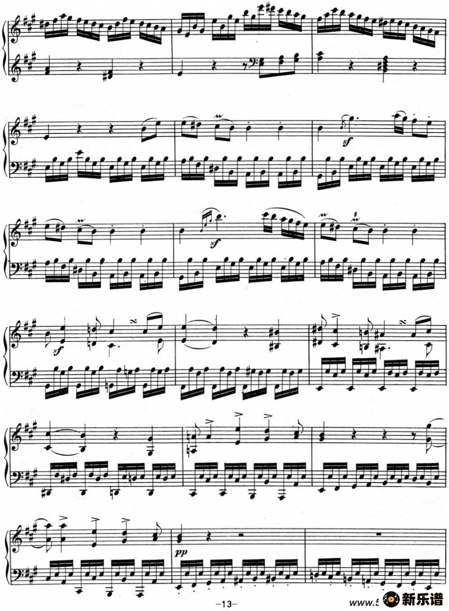 Ҹ02 A Op.2 No.2 A majorļ׸