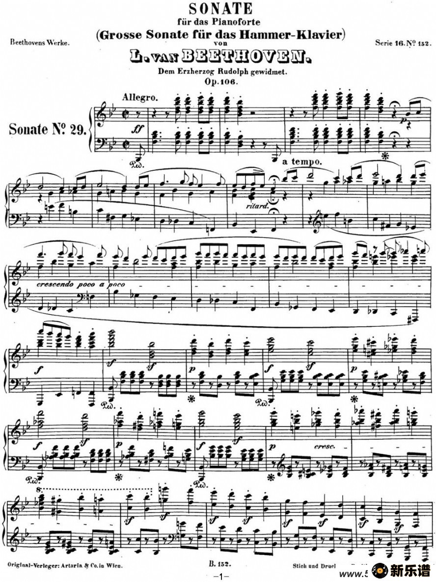 Ҹ29 ٽB Op.106 B-flat majorļ׸