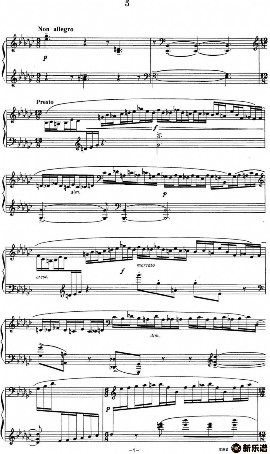 ŵ ϰ56 etudes tableaux op.33 no.5ļ׸