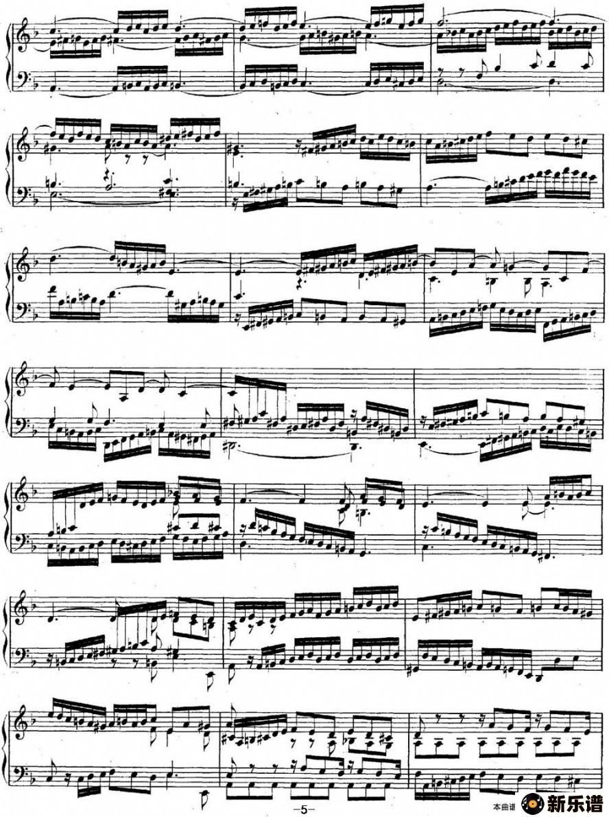 Ӣno.6 ͺ dС 6th suite bwv 811ļ׸