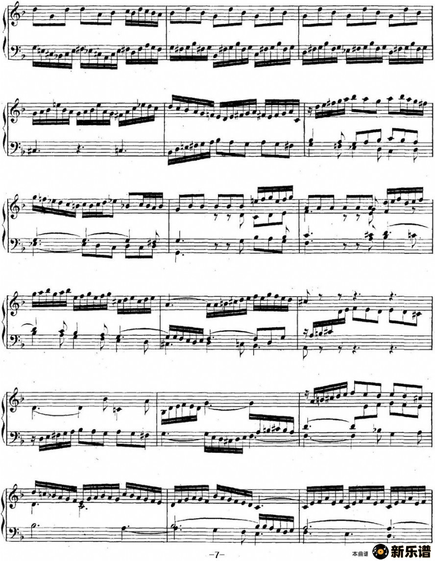 Ӣno.6 ͺ dС 6th suite bwv 811ļ׸