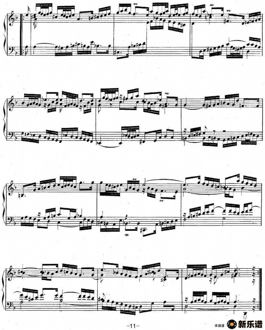 Ӣno.6 ͺ dС 6th suite bwv 811ļ׸