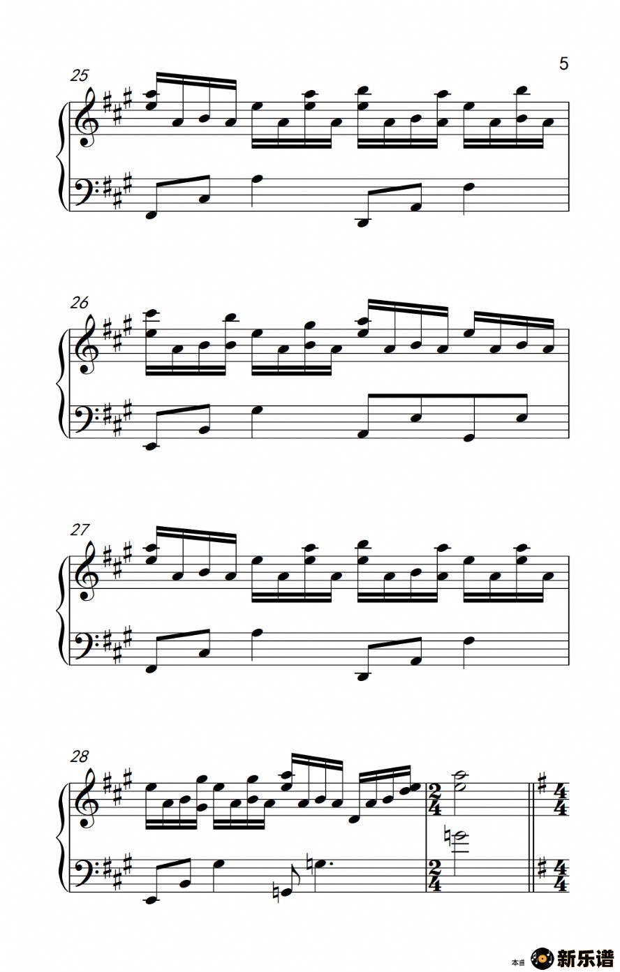 歌曲dearest的简谱歌谱下载