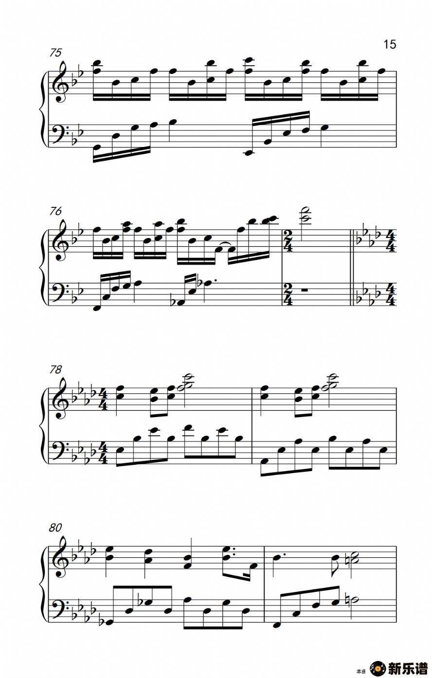 歌曲dearest的简谱歌谱下载