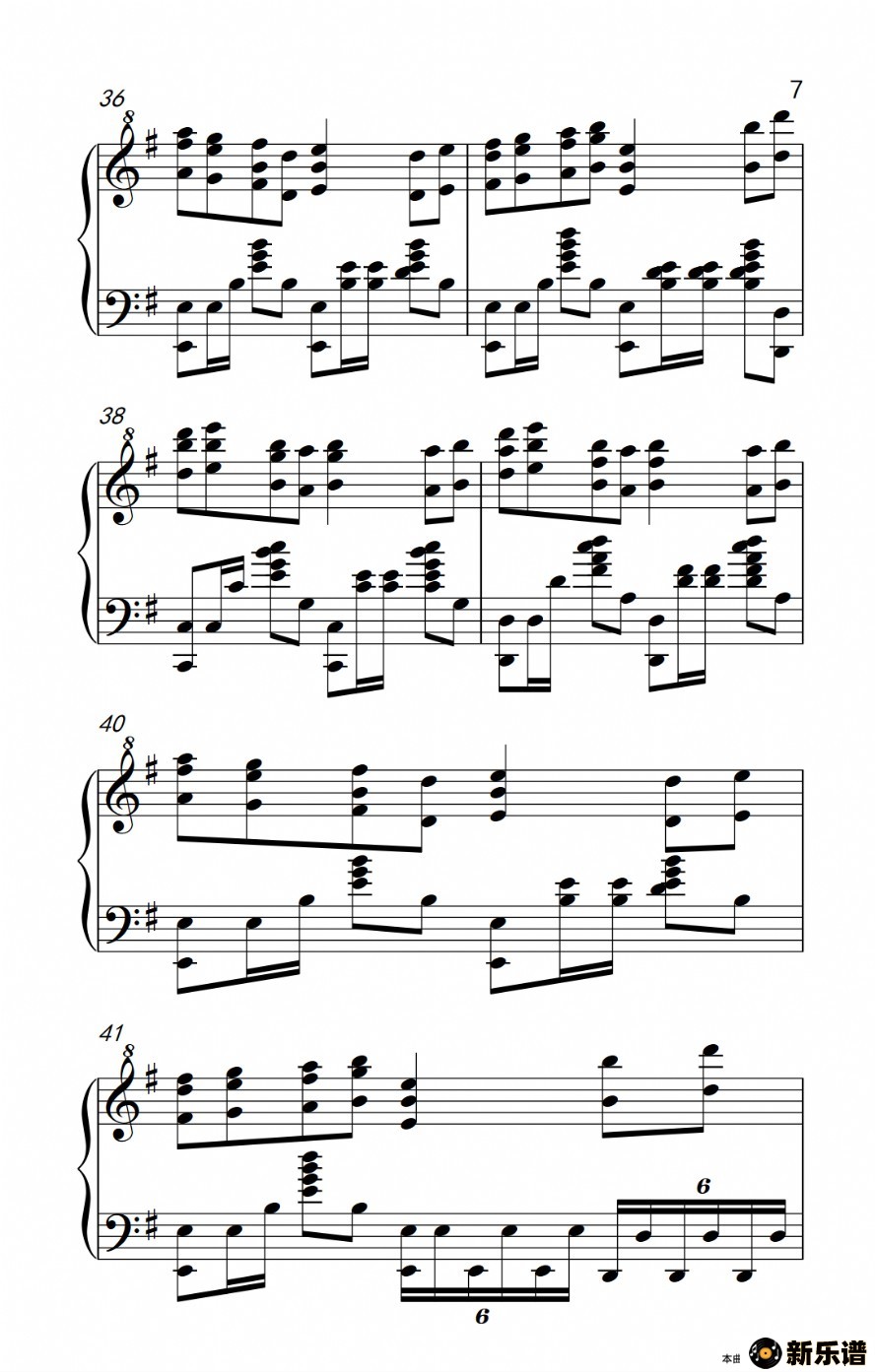 歌曲bad apple!!的简谱歌谱下载