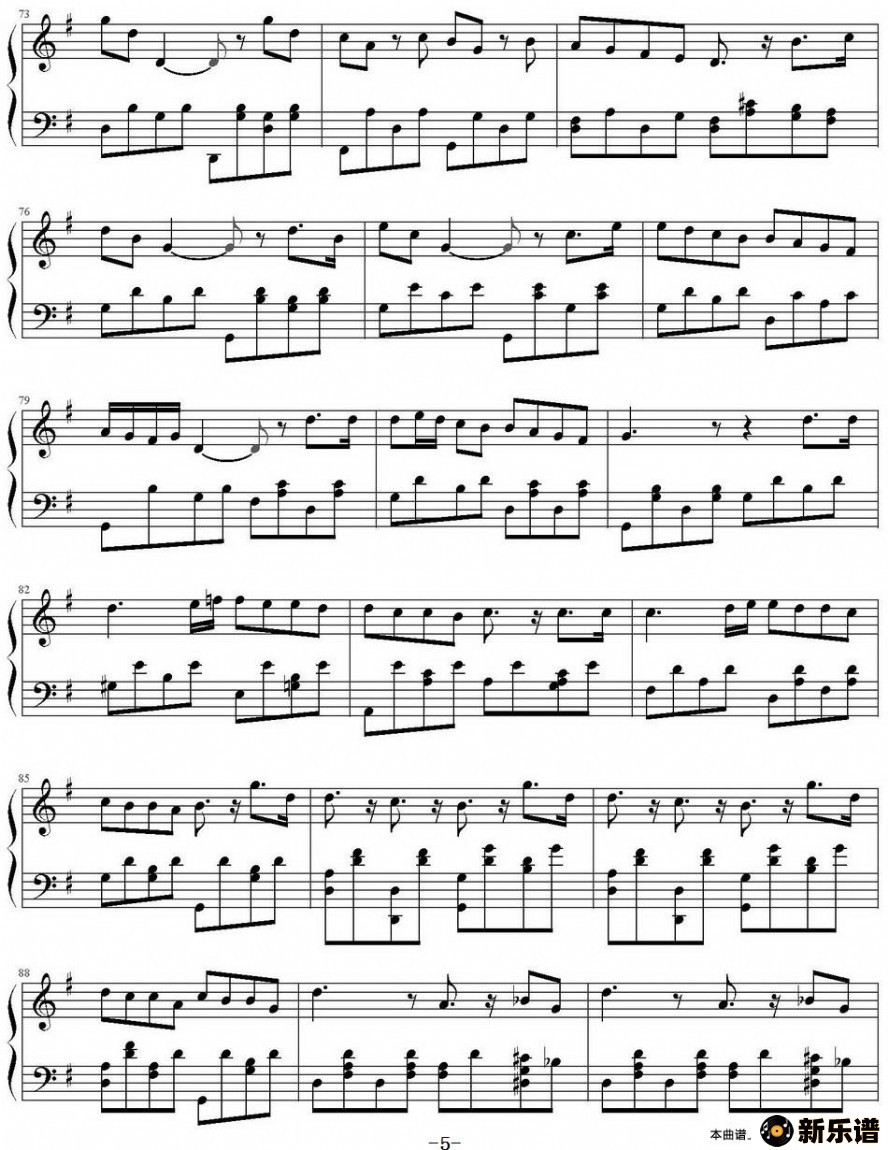 歌曲海顿小夜曲的简谱歌谱下载