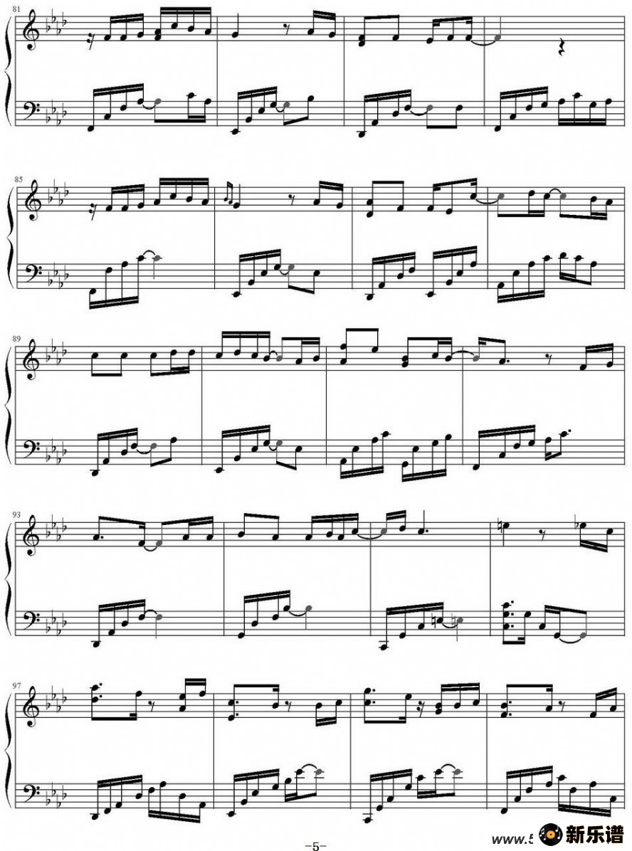 歌曲半城烟沙的简谱歌谱下载