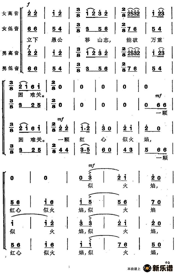歌曲革命交响音乐《智取威虎山》：一、乘胜进军的简谱歌谱下载