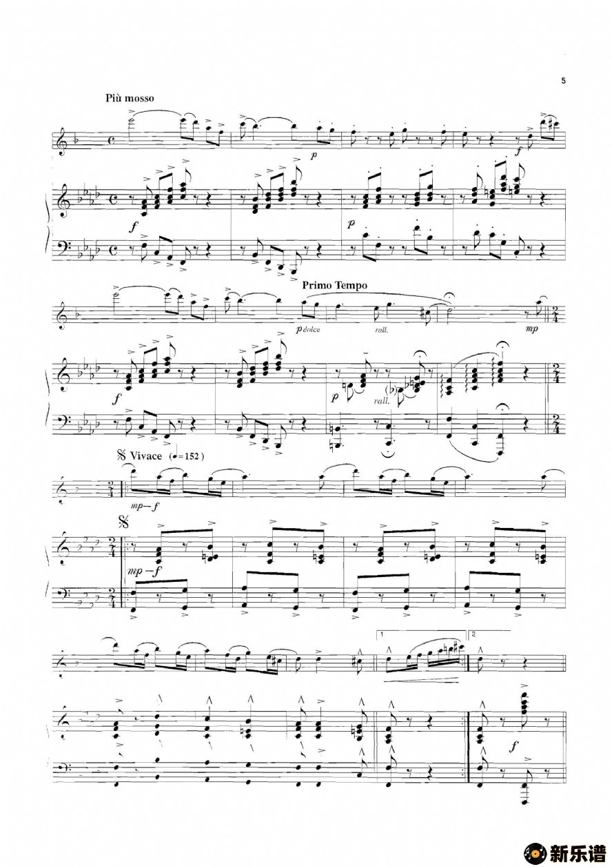 歌曲pequena czarda的简谱歌谱下载