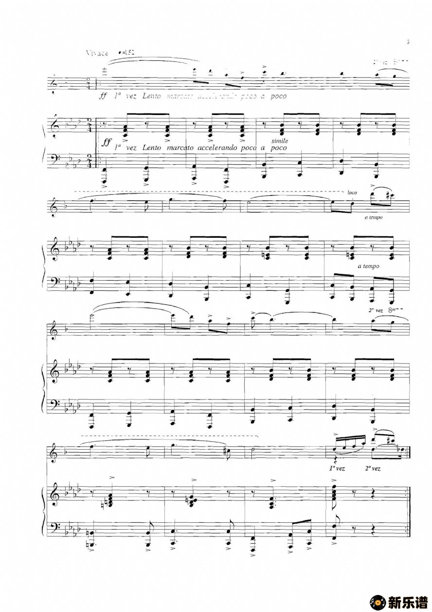 歌曲pequena czarda的简谱歌谱下载