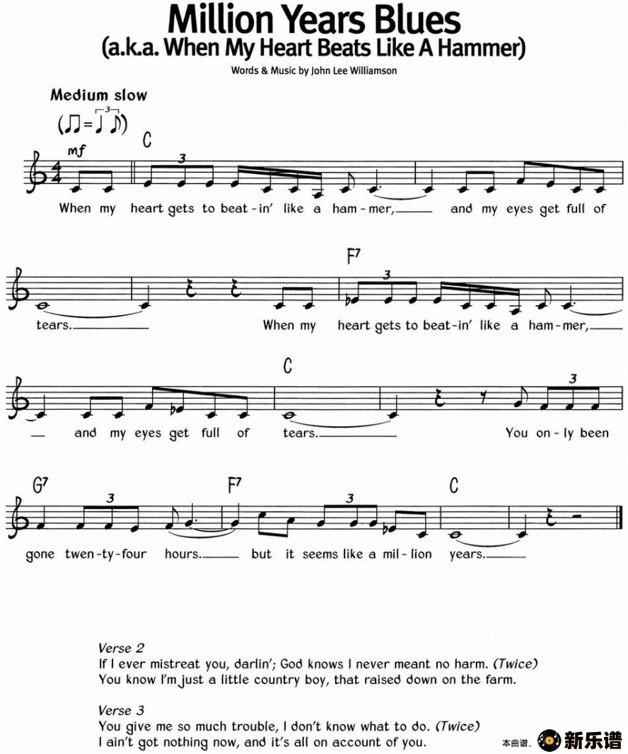 �����������֣�million years blues�ļ��׸�������