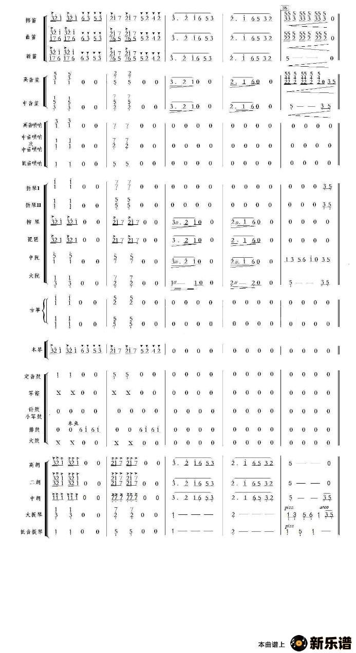 歌曲北京喜讯到边寨的简谱歌谱下载