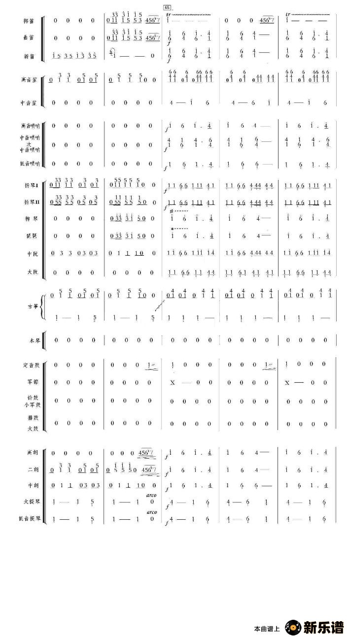 歌曲北京喜讯到边寨的简谱歌谱下载