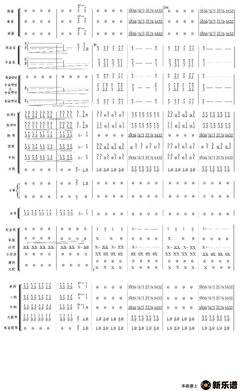 歌曲北京喜讯到边寨的简谱歌谱下载
