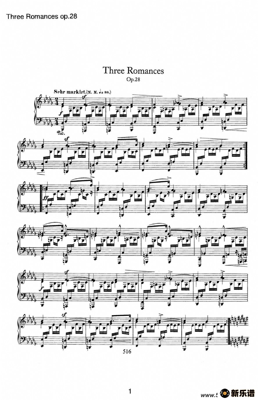 3 romances op.28ļ׸