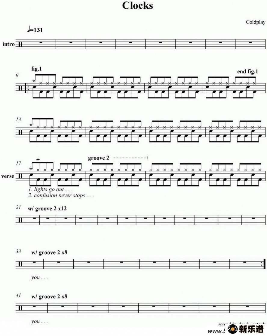 ʿףcoldplay - clocksļ׸