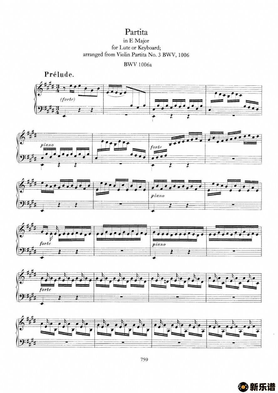 partita in e major bwv 1006aļ׸