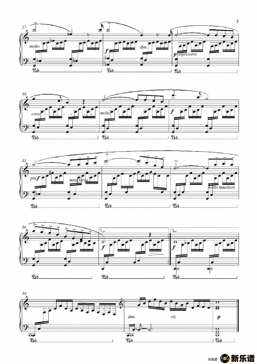 歌曲圣母颂 ave maria的简谱歌谱下载