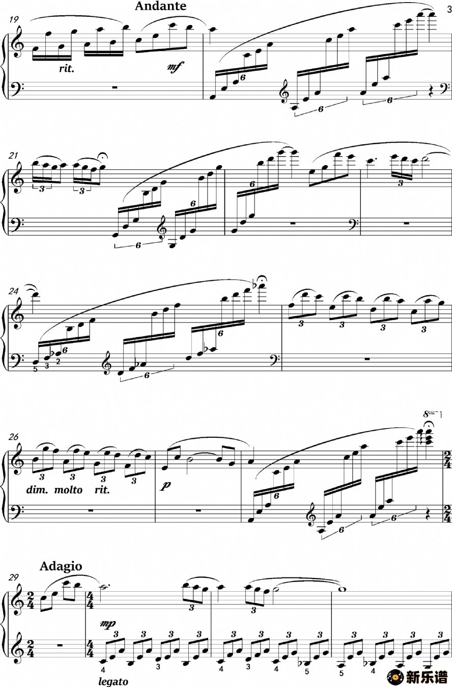 歌曲简爱的简谱歌谱下载