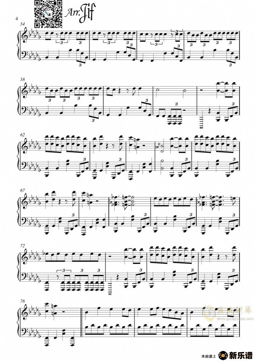 歌曲believer的简谱歌谱下载