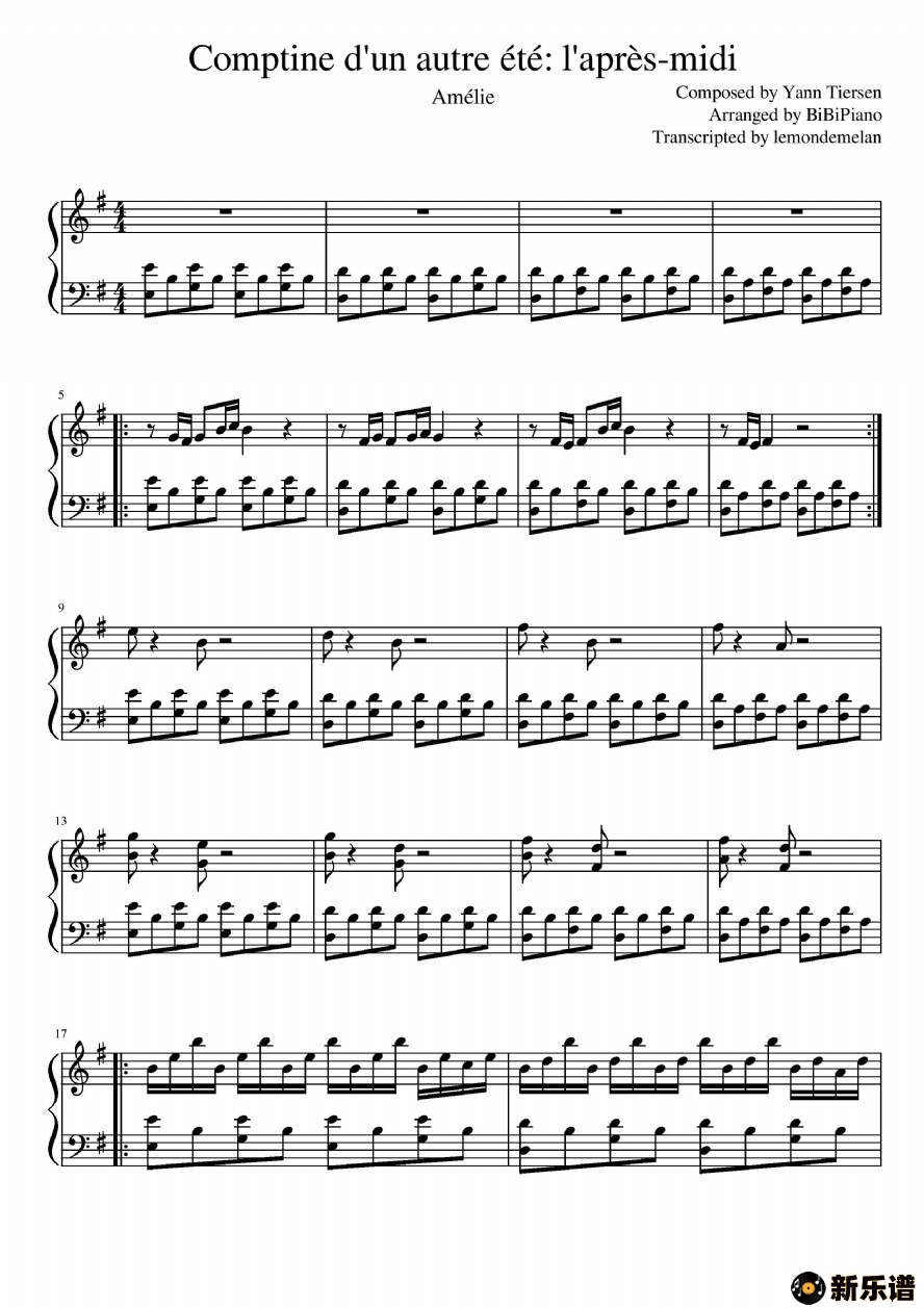 comptine dun autre tʹ amlie bibipianoٰ棩ļ׸
