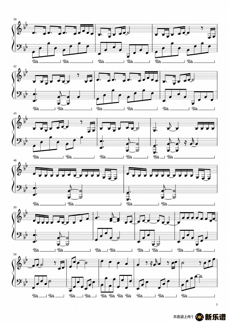 歌曲see you again【《速度与激情7》片尾曲】的简谱歌谱下载