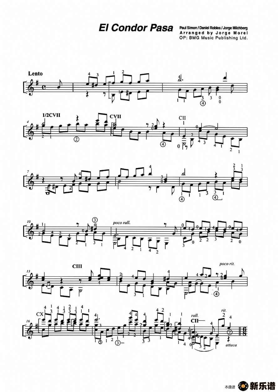 歌曲老鹰之歌的简谱歌谱下载