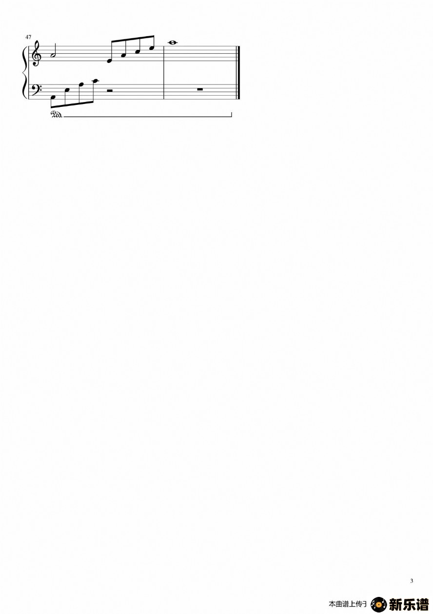 歌曲潮鸣（潮鳴り）【clannad（团子大家族）插曲】（bibipiano钢琴版）的简谱歌谱下载